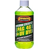 TSI Supercool A/C Comp Lube, UV Dye, 8 Oz, Flsh PNT 442 F, red/Yellow Tint (P46-8D)