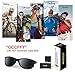 Occffy Polarized Sports Sunglasses For Men Women Durable Frame Sun Glasses For Driving Cycling Baseball Running Golf TR866 (866 black matte/black)