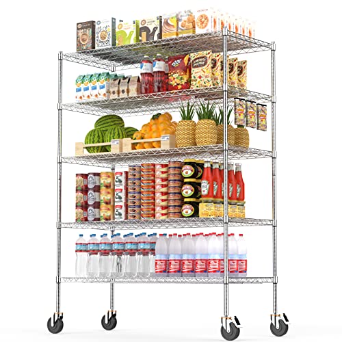 Luxspire Wire Shelving Unit, Heavy Duty CommercialGrade Adjustable