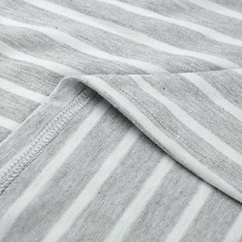 Maternity Robe,Women Nursing Delivery Nightgowns Hospital Breastfeeding Gown Dress (Gray -2, L)