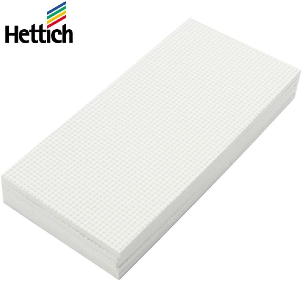 Hettich Heavy Duty Rubber Furniture Glider Sheets, White, Rectangular, 5 pcs - Image 3