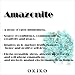 OKIKO 108 Mala Beads Necklace Tassel Long Chain Boho Statement for Women Yoga Meditation Gemstone Amazonite