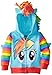 My Little Pony Girls' Rainbow Dash Costume Hoodie and Hoodie/Tee Bundle (Toddler/Little/Big)