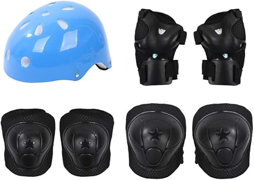 NHQZ Kinder Knieschoner Set - 6-teiliger Schutz Für Inliner, Skateboard & Roller