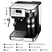 Aicook Espresso and Coffee Machine, 3 in 1 Combination 15Bar Espresso Machine and Single Serve Coffee Maker With Coffee Mug, Milk Frother for Cappuccino and Latte, Black