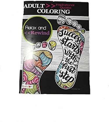 Inspirational Quotes Adult Teens Coloring Book Relax and Rewind