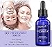 QQcute 30% Vitamin C Serum with Hyaluronic Acid, Organic Anti-aging Moisturizing Skin Care for Face and Neck with Natural Ingredients Eye & Facial Treatment Serum (1 Fluid Ounce) (Blue)