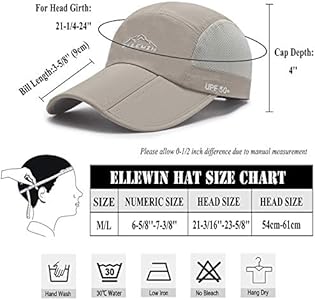 baseball cap bill length
