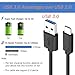 FanTEK USB Type C Cable 10Ft, USB C to A 3.0 Cable Charging Sync Cord Compatible withU Ultra, Alcatel Idol 4S, Pavilion X2, Nextbit Robin, Nexus 5X, Grand X Max 2, LeEco Le Pro 3, Black
