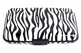 Wallet Design Aluminum RFID Blocking Security Protection Pocket Wallet Credit Card Case-Zebra Print