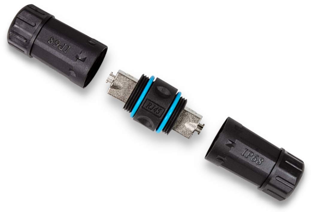 odedo CAT 6A CAT7 Outdoor LAN RJ45 Connector Waterproof IP68 LAN Coupling