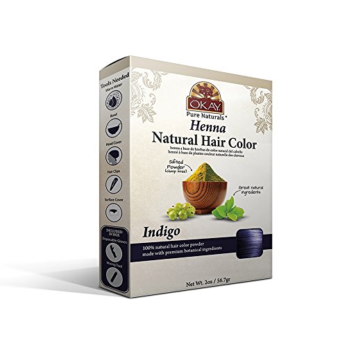 OKAY Herbal Henna Color Indigo, Indigo, 2 Ounce
