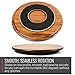 Virginia Boys Kitchens Lazy Susan – 13.5 Inch Round Wooden Turntable for Dining Table, Kitchen Countertop, Pantry or Decorative Serving Centerpiece Display