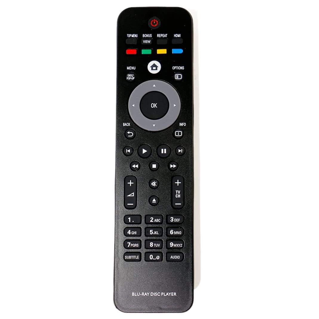 VINABTY Infrared Replacement Remote Control Fit for PHILIPS BLU-RAY DISC PLAYER BDP7300 BDP5000 BDP2500