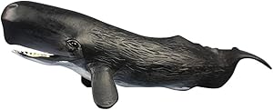 Funnuf Marine Life Hand-Painted Toy Figurine Model Shark Whales Figurine Collection Realistic Sperm Whale Replica, Ideal for Collectors, Ages 3 and Up