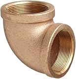 Lead Free Brass Pipe Fitting, 90 Degree Elbow, Class 125, 1/4