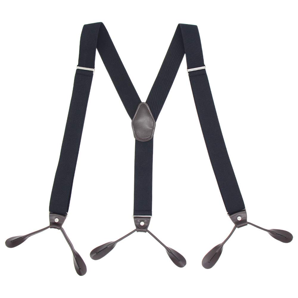 Buy Suspenders for Men Button End Adjustable Mens Pant Suspenders Y