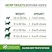 UpNature Hemp Dog Treats, Hemp Chews for Dogs, Calming Treats for Dogs, Stress Relief for Dogs, Dog Calming Aid, Composure Chews for Dogs, Made in The USA
