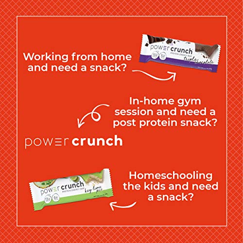 Power Crunch Whey Protein Bars, High Protein Snacks with Delicious