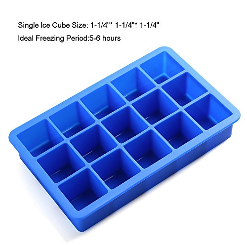 Icicle Perfect Stratus Blue Cube Silicone Ice Cube Tray 100 Food Grade Silicone Ice Tray Buy Online In Moldova At Moldova Desertcart Com Productid