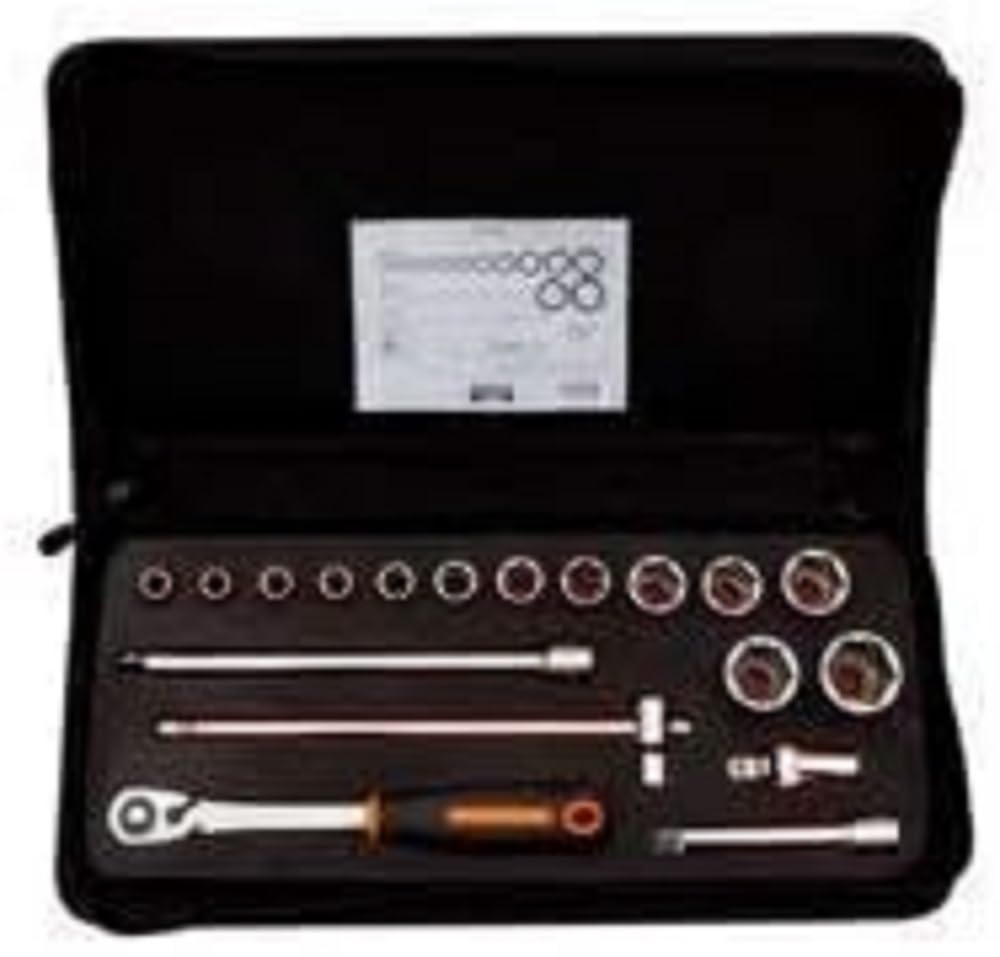 1/2 Socket Set 18 PCS - Unid: 1
