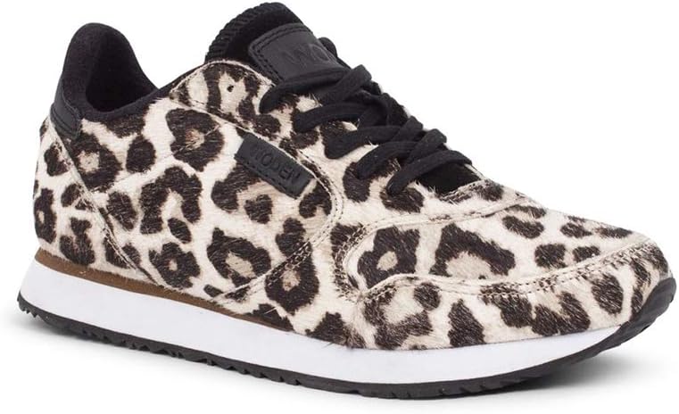 Woden Ydun Trainers in White Leopard