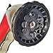 Gardenbyrd Hose Nozzle – Metal Garden Hose Nozzle with Pressure Flow Control (10 Pattern, Black, Red)