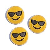 Smiling Face with Sunglasses [Save Pack] Emoji Patch (Pack 3)