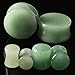 Longbeauty 15Pairs Mixed Stone Saddle Ear Plugs Stretcher Expander Tunnels Ear Gauges Piercing Jewelry 16MM