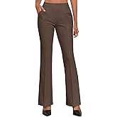 Agenlulu Womens Dress Pants Elastic High Waisted Stretch Bootcut Business Casual Pants Pull on Office Work Slacks