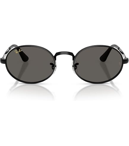 Amazon.com: Ray-Ban RB3547N OVAL FLAT LENSES Sunglasses with