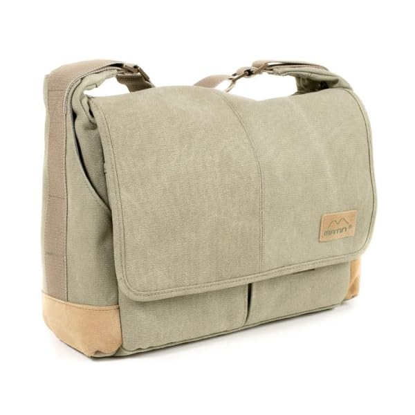 Fototasche Balade Bag 300 Grün von Matin aus leichtem Cotton Canvas