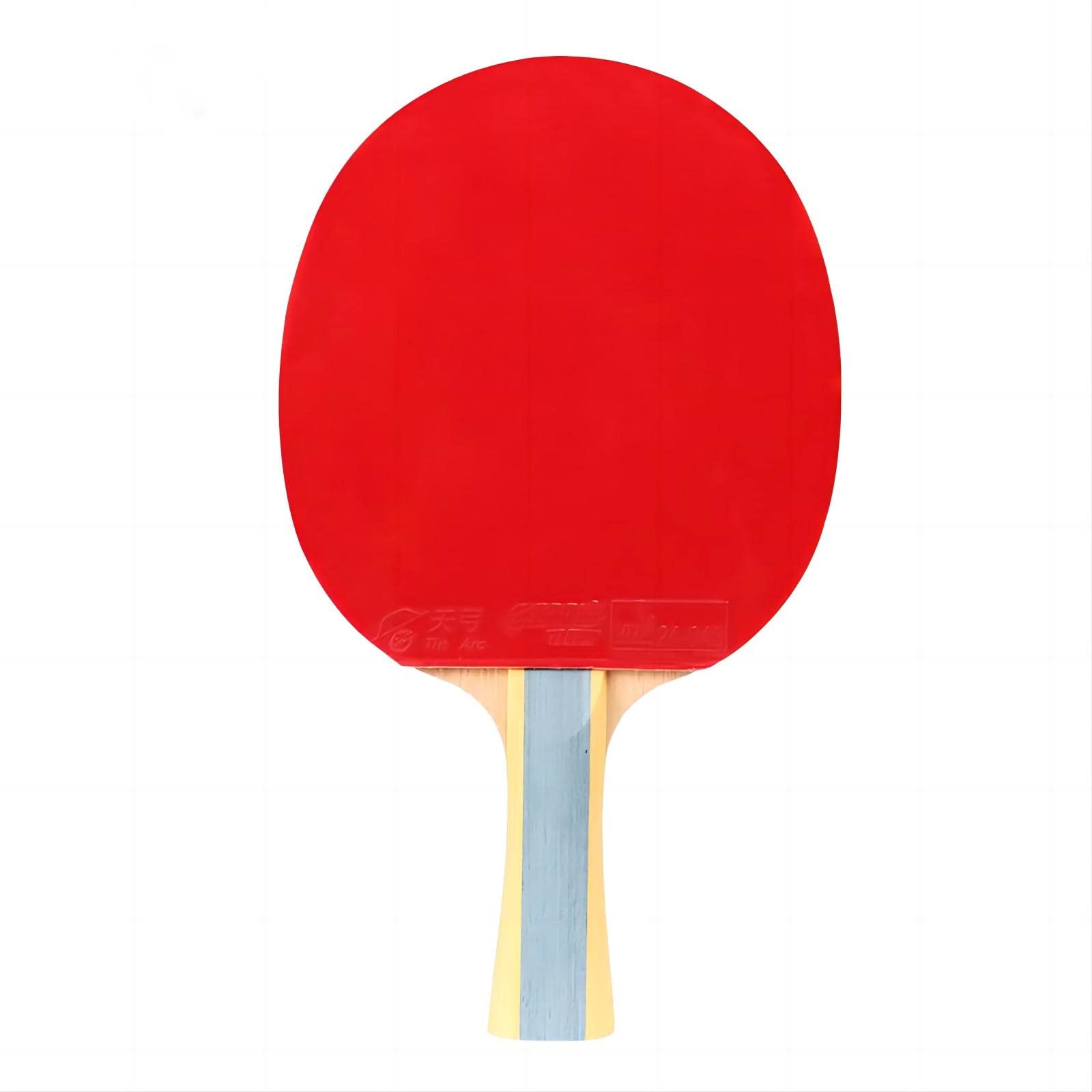 DOUBLE HAPPINESS DHS Ping Pong Table Tennis Paddle,Professional Racket with Carrying Case for Tournament Play (6002-Long Paddle)