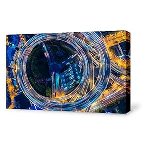 Aerial Photo Home Artwork for Living Room Bedroom