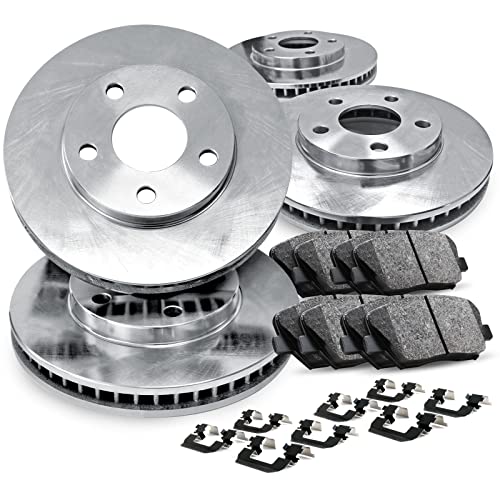 R1 Concepts Front and Rear Brake Kit Fits 2020-2022 Acura RDX| Ceramic Pads, Bl…