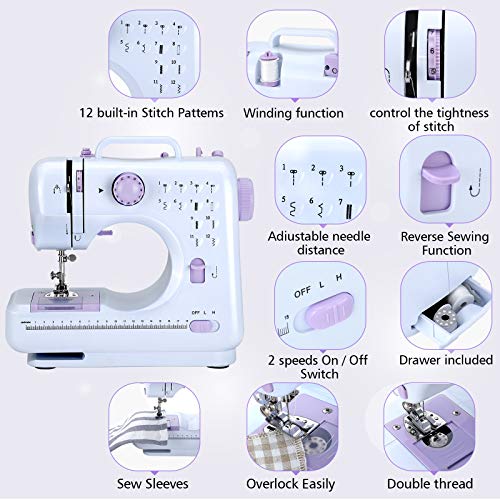 Multifunctional Small Portable Sewing Machine, Household Sewing Machine