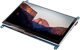 Lazmin 7 Inch HDMI LCD Touch Screen 1024x600 Ultra HD Display for Raspberry Pi 3 view 7