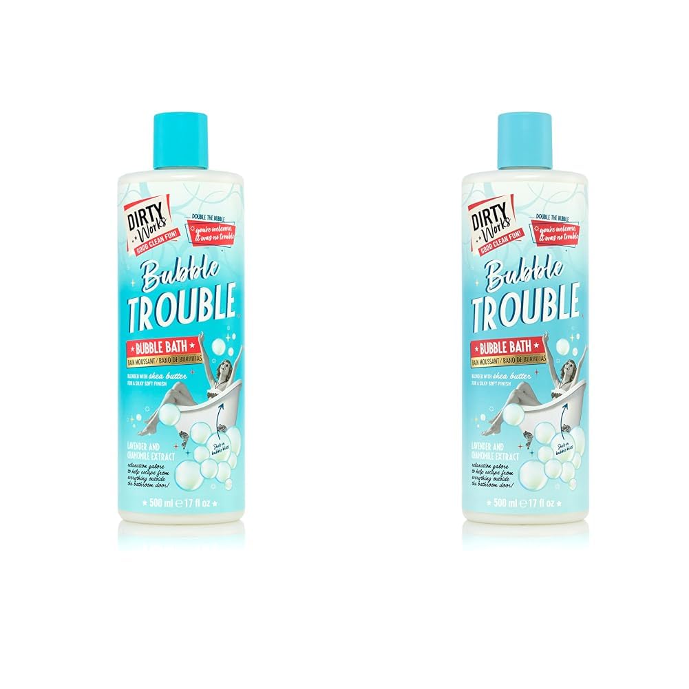 Dirty Works Bubble Trouble Signature Bubble Bath 500ml (Pack of 2)