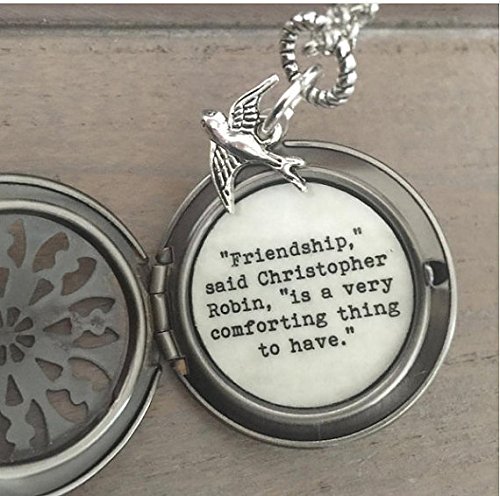 Friendship Locket Necklace, Silver 
