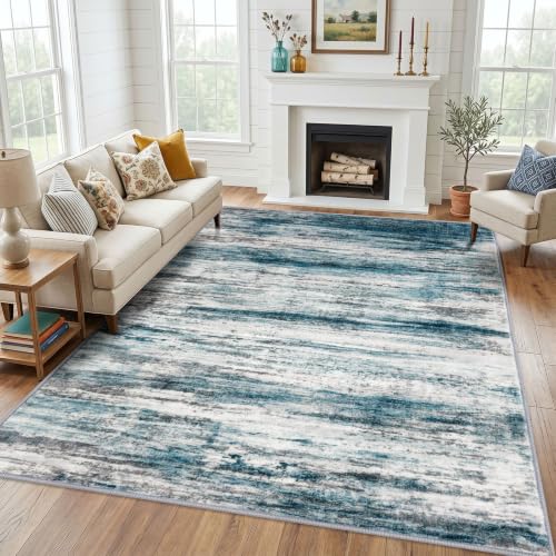 KOZYFLY Washable Rugs Area Rug Modern Washable