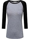 FPT Womens 3/4 Sleeve Jersey Raglan Top