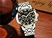 FOVICN Baby-Boy's DS14 Quartz Luxury Chronograph Sports Waterproof Steel Band Analog Wrist Watch