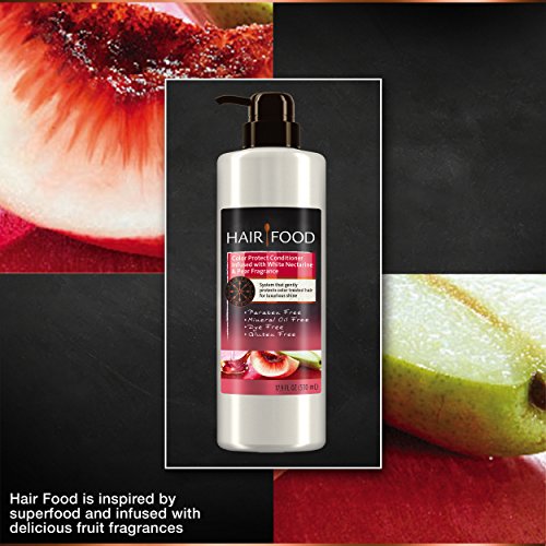 Hair Food Sulfate Free Color Protect Conditioner with White Nectarine & Pear Fragrance, 17.9 Fluid Ounce