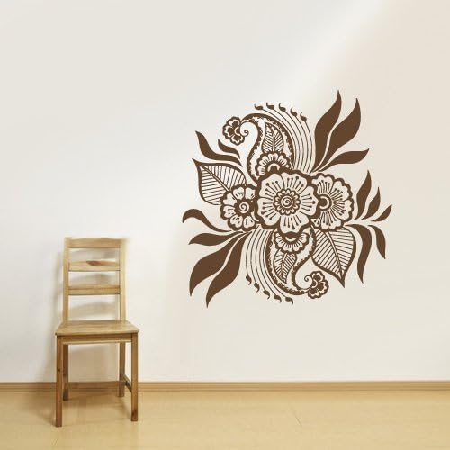 Wall Decal Mural Sticker Beautyfull Flowers Bucket Love Heart Sketch Gift Bedroom (Z2808)
