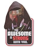 Jumbo Star Wars Birthday Card for Boy with Foil