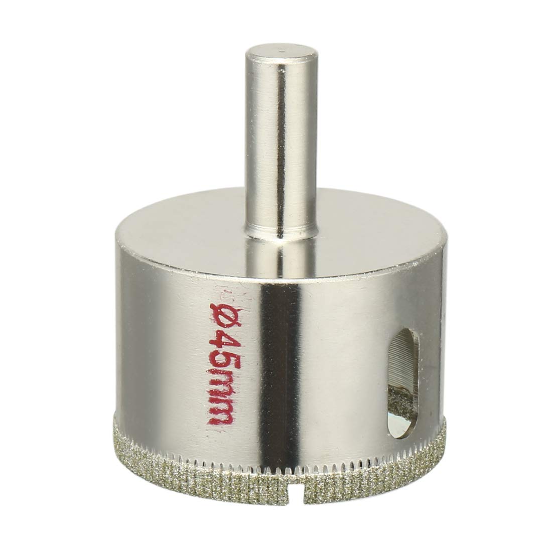 Sourcingmap 45mm Diamond Coated Glass Hole Saw Drill Bits for Ceramic Tile Marble Rock Porcelain Bottles Pots Brick