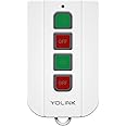 YoLink On/OffFob Programmable 2-Device/Group Smart Fob, LoRa Extreme Long (up to 1/4 Mile Open-air) Range for use with YoLink Smart Plugs, Light Switches, Plugs, Relays, Valves, Locks, etc.