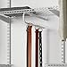 Rubbermaid Configurations Tie & Belt Organizer, White, Accessory Organization System and Storage, for Home/Closet/Bathroom