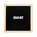 Square LetterChalk - A Reversible Letter Board Chalkboard Sign - Felt Boards With Letters