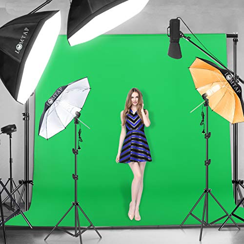 LOMTAP Photography Softbox Light Kit Photo Studio Lighting Kit 6.5ftx9